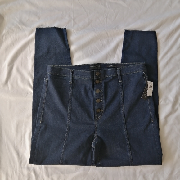 Banana Republic High Rise Skinny Ankle Crop Jeans NWT 2021 Size 32 Long - Picture 6 of 14